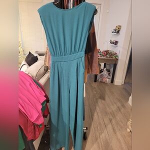 Teal Jumpsuit